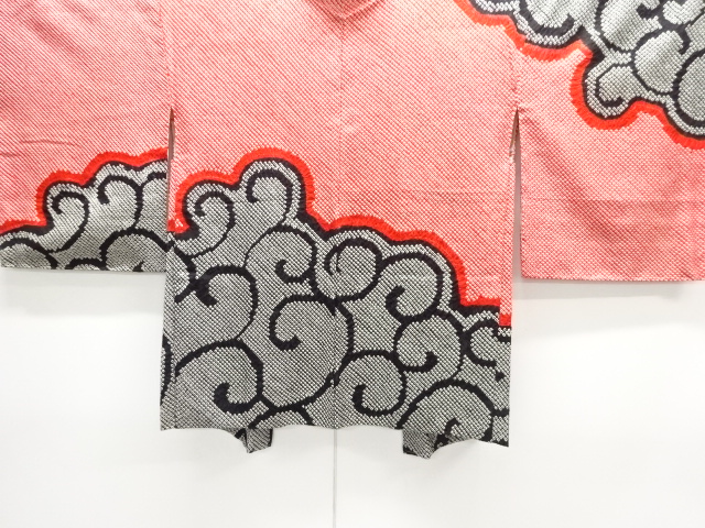 JAPANESE HAORI / UNUSED / ALL SHIBORI / ARABESQUE